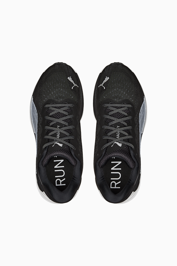 Magnify NITRO Surge Running Shoes Women, Puma Black-Metallic Silver, extralarge-GBR