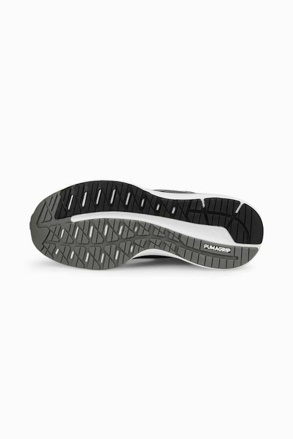 Magnify NITRO Knit Men's Running Shoes, Puma Black-CASTLEROCK-Puma White, extralarge
