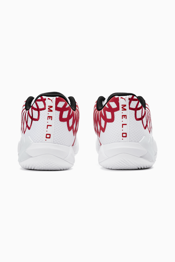 MB.01 Lo Basketball Shoes, PUMA White-High Risk Red, extralarge