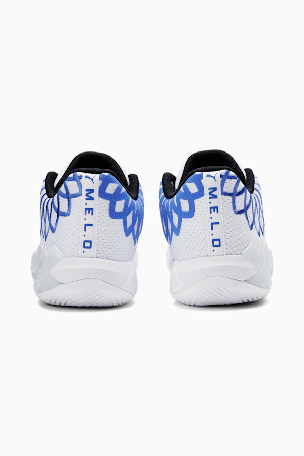 MB.01 Lo Basketball Shoes, PUMA White-Bluemazing, extralarge