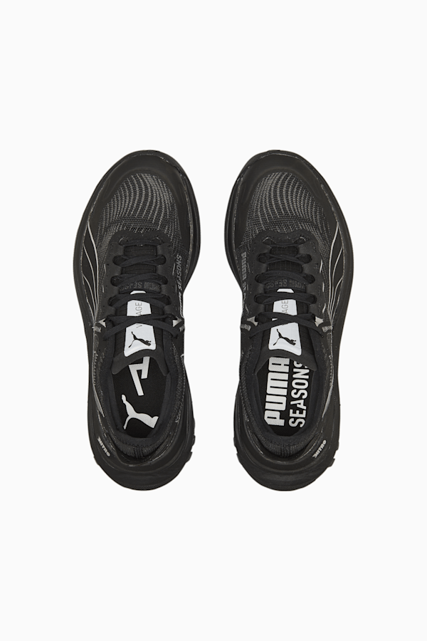 Voyage NITRO 2 Women's Trail Running Shoes, Puma Black-Metallic Silver, extralarge