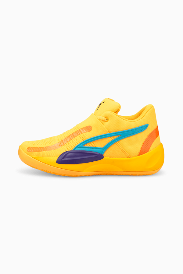 Rise NITRO Basketball Shoes, Sun Stream-Blue Atoll, extralarge
