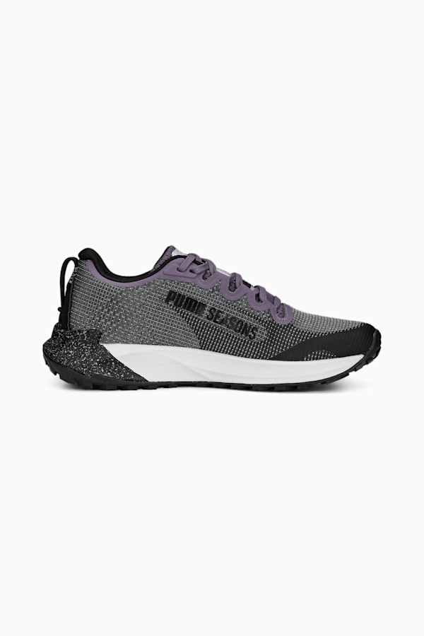 Fast-Trac NITRO Women's Trail Running Shoes, Purple Charcoal-PUMA Black, extralarge