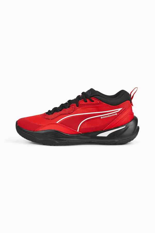 Playmaker Pro Basketball Shoes, High Risk Red-Jet Black, extralarge