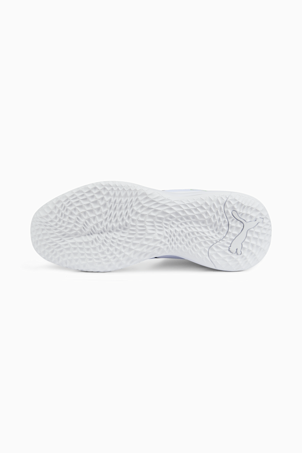 Playmaker Pro Basketball Shoes, Puma White-Fiery Coral, extralarge