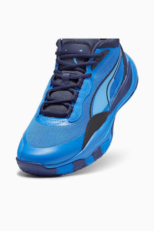 Playmaker Pro Basketball Shoes, Ultra Blue-PUMA Black, extralarge-GBR