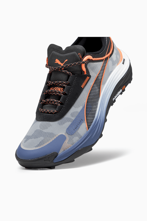 Voyage NITRO™ 3 Men's Trail Running Shoes, Inky Blue-PUMA Black-Neon Sun, extralarge-GBR
