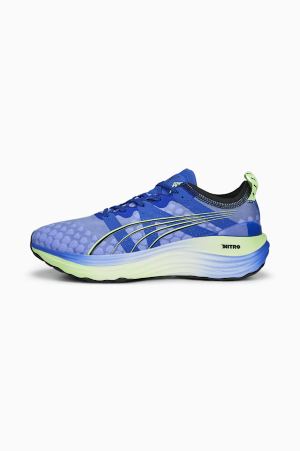 ForeverRun NITRO Men's Running Shoes, Royal Sapphire-Fizzy Lime, extralarge-GBR