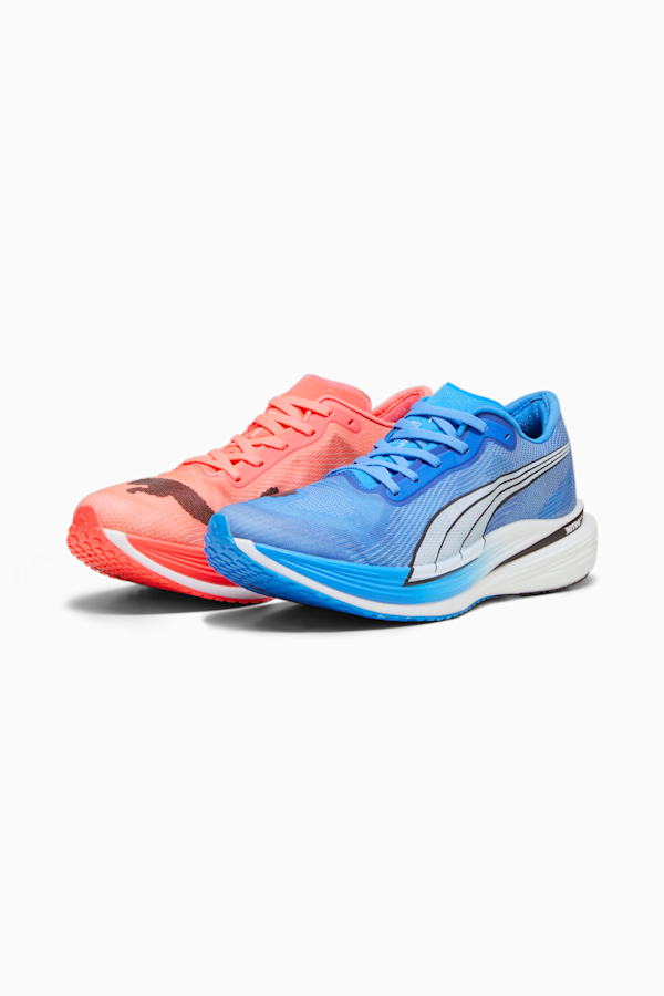 Deviate NITRO Elite 2 Men's Running Shoes, Fire Orchid-Ultra Blue-PUMA White, extralarge