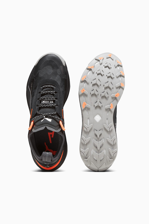 Puma orange and black shoes 2025