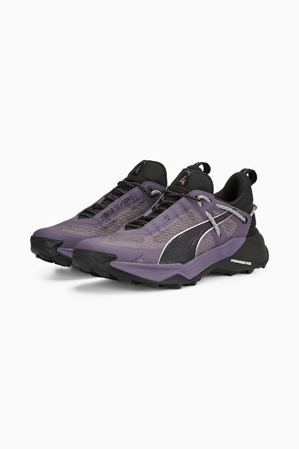 Explore NITRO™ Women's Hiking Shoes, Purple Charcoal-PUMA Black-PUMA Silver, extralarge
