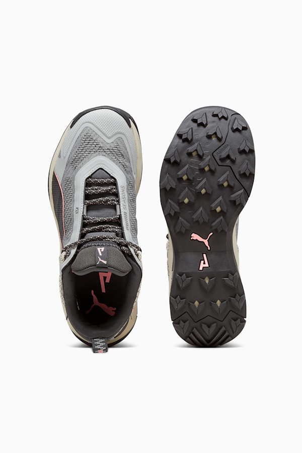 SEASONS Explore NITRO™ Women's Hiking Shoes, Ash Gray-Alpine Snow-Koral Ice, extralarge