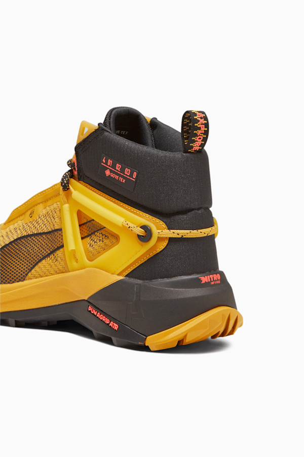Explore NITRO Mid GORE-TEX Men's Hiking Shoes, Amber-PUMA Black, extralarge-GBR