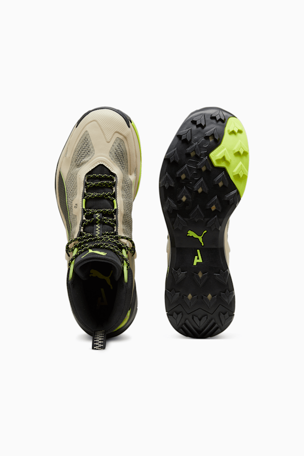 Explore NITRO Mid GORE-TEX Men's Hiking Shoes, Putty-PUMA Black-Lime Pow, extralarge-GBR