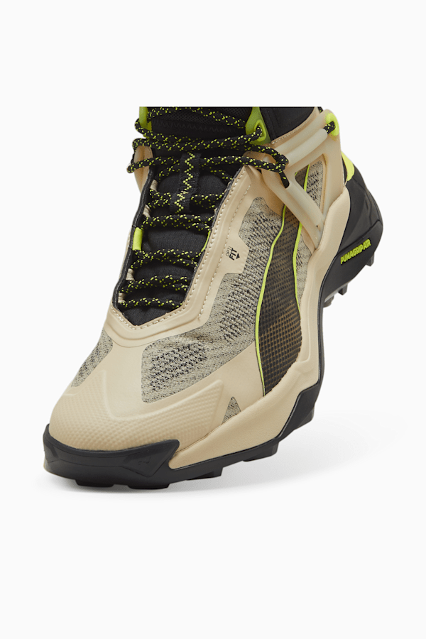 Explore NITRO Mid GORE-TEX Men's Hiking Shoes, Putty-PUMA Black-Lime Pow, extralarge-GBR