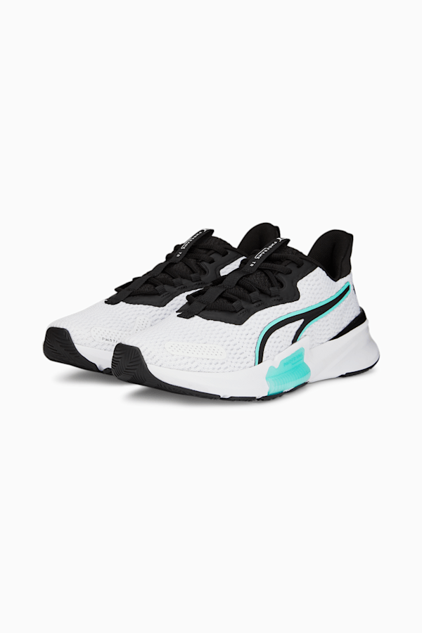 PWRFrame TR 2 Women's Training Shoes, PUMA White-Electric Peppermint-PUMA Black, extralarge
