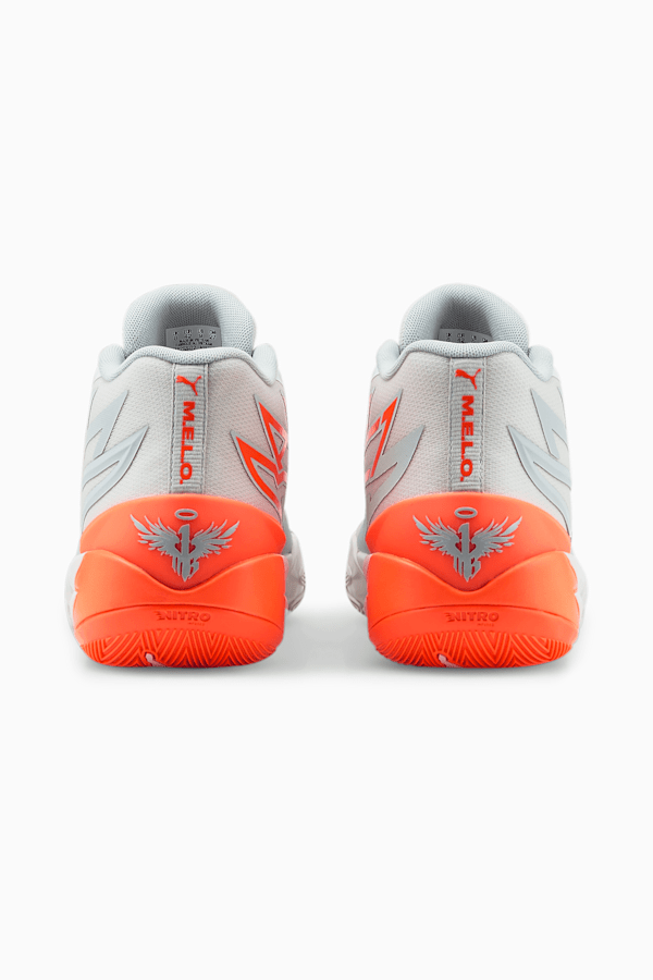 Puma orange outlet basketball shoes