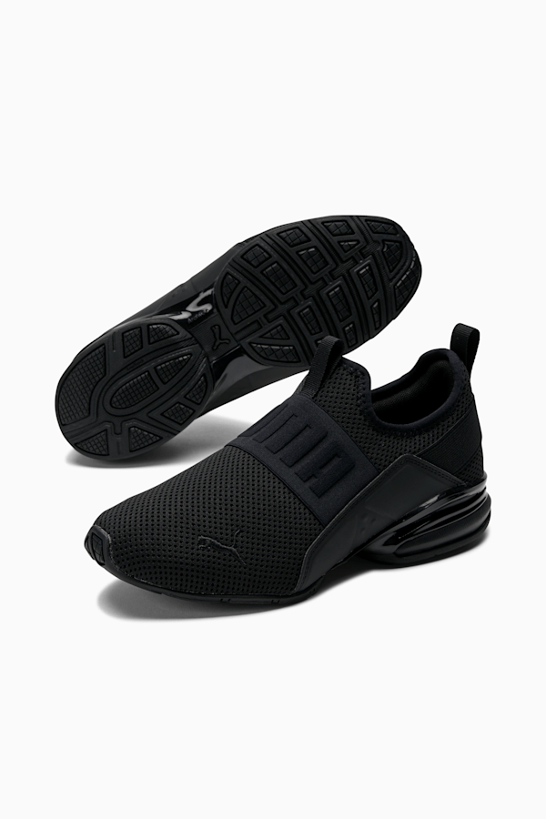 New puma shoes black top