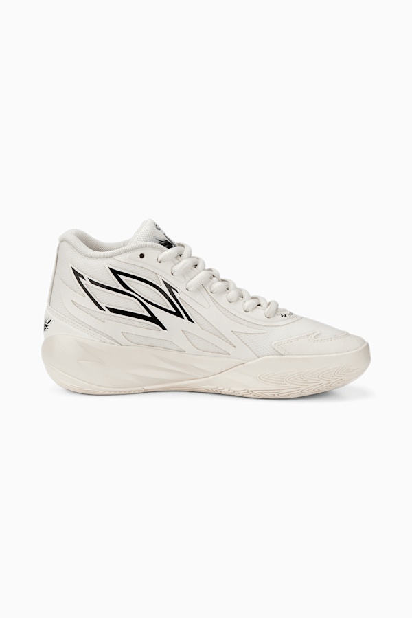 MB.02 Basketball Shoes Youth, Frosted Ivory-PUMA Black, extralarge-DFA
