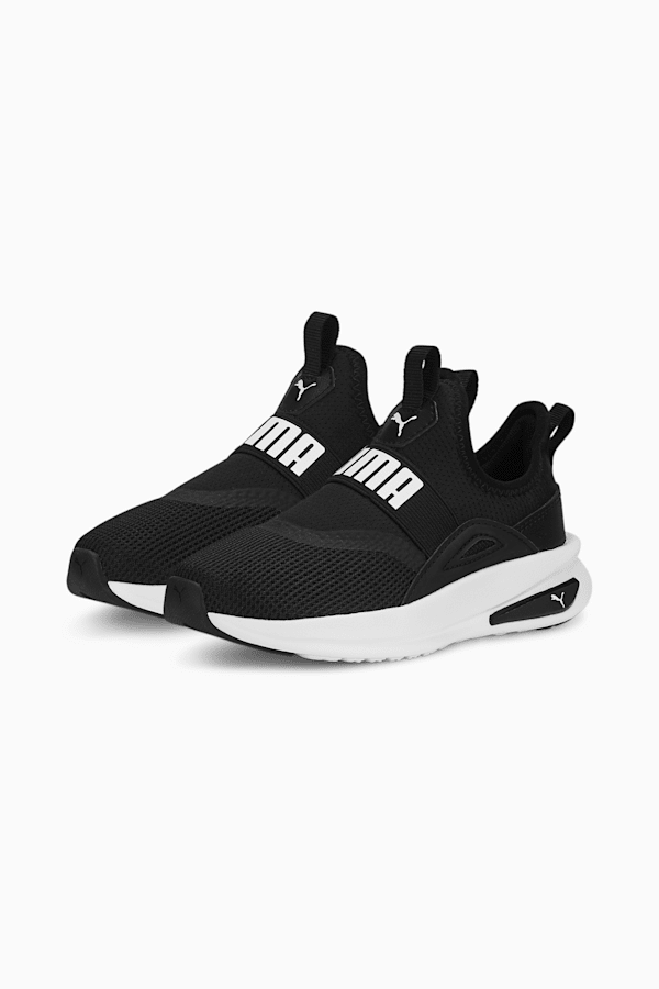 Puma black tennis shoes cheap
