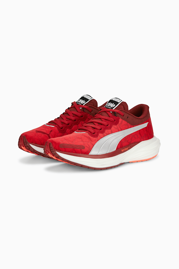 Womens red puma trainers outlet