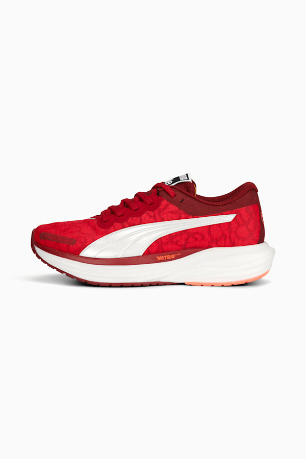 Puma red hot sale sports shoes