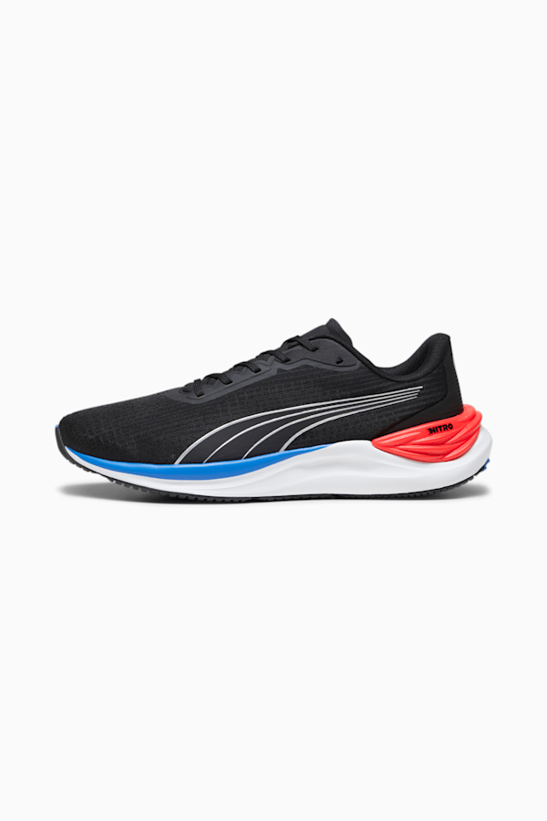 Puma running shoes online black and red