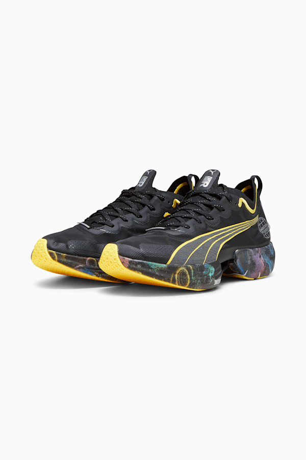 Puma yellow clearance running shoes