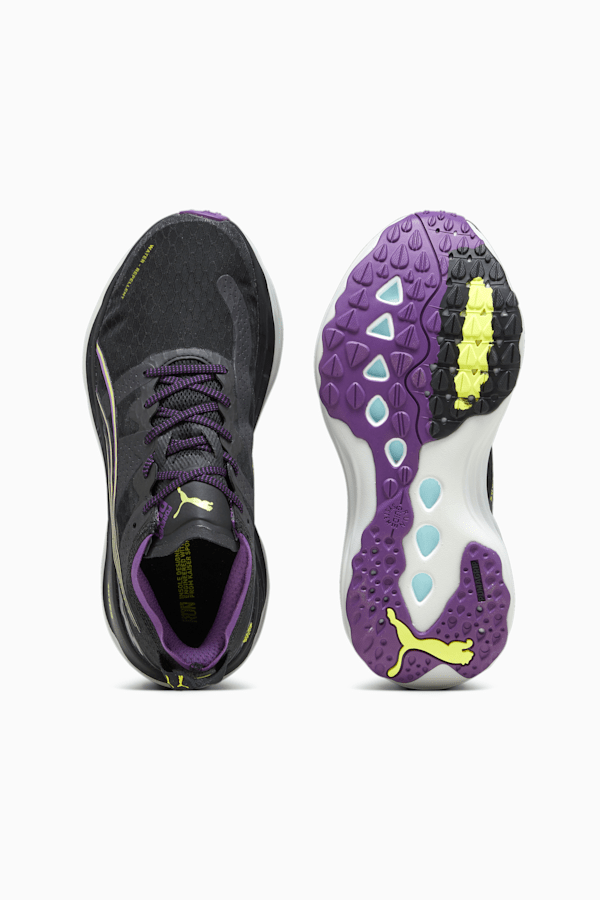 ForeverRun NITRO™ WTR Women's Running Shoes, PUMA Black-Purple Pop-Yellow Burst, extralarge