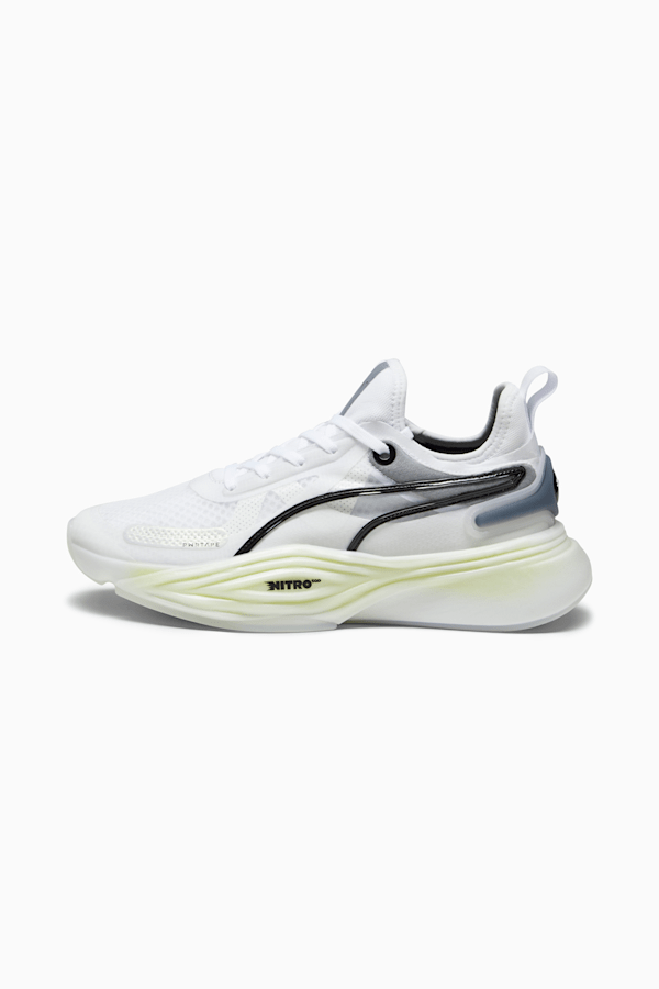 PWR NITRO™ Squared Men's Training Shoes, PUMA White-PUMA Black, extralarge