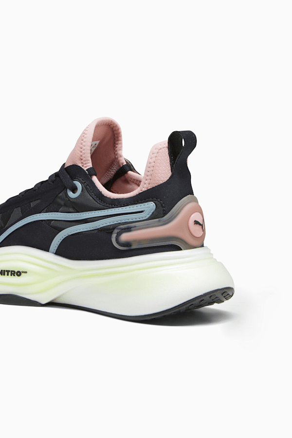 PWR NITRO™ Squared Women's Training Shoes, PUMA Black-Bold Blue-Future Pink, extralarge