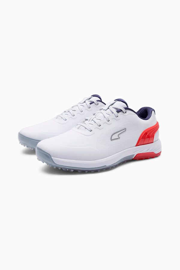 Alphacat Nitro Golf Shoes Men, PUMA White-For All Time Red-PUMA Navy, extralarge-GBR