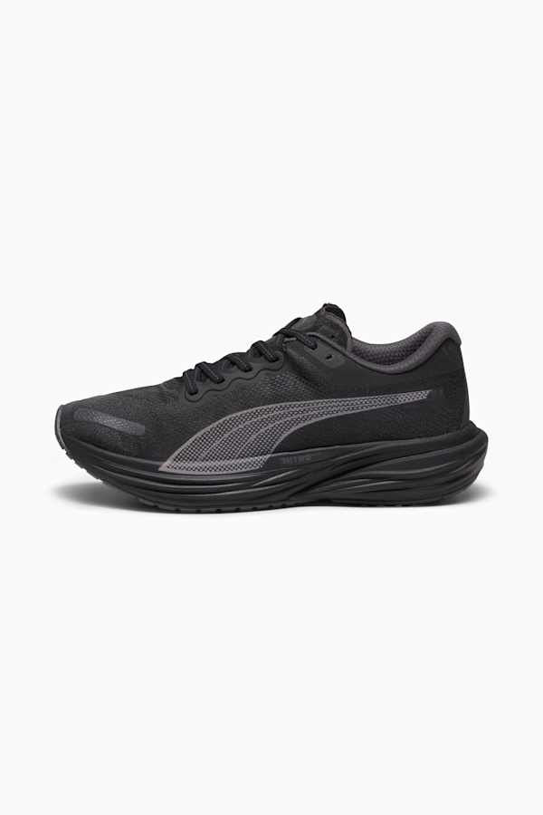 Deviate NITRO 2 WTRepel Men's Running Shoes, PUMA Black-Dark Coal, extralarge-GBR