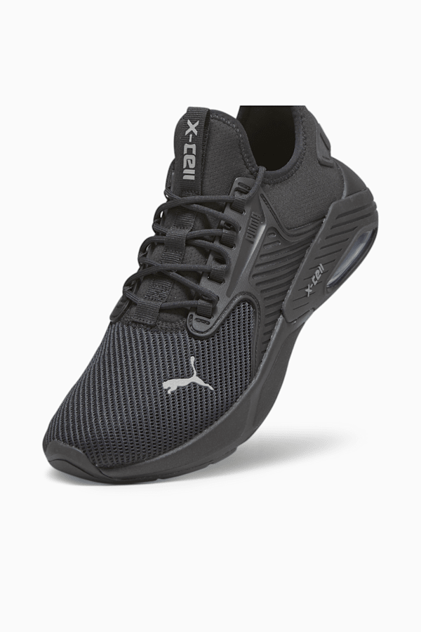 X-Cell Nova Running Shoes, PUMA Black-Concrete Gray, extralarge-GBR