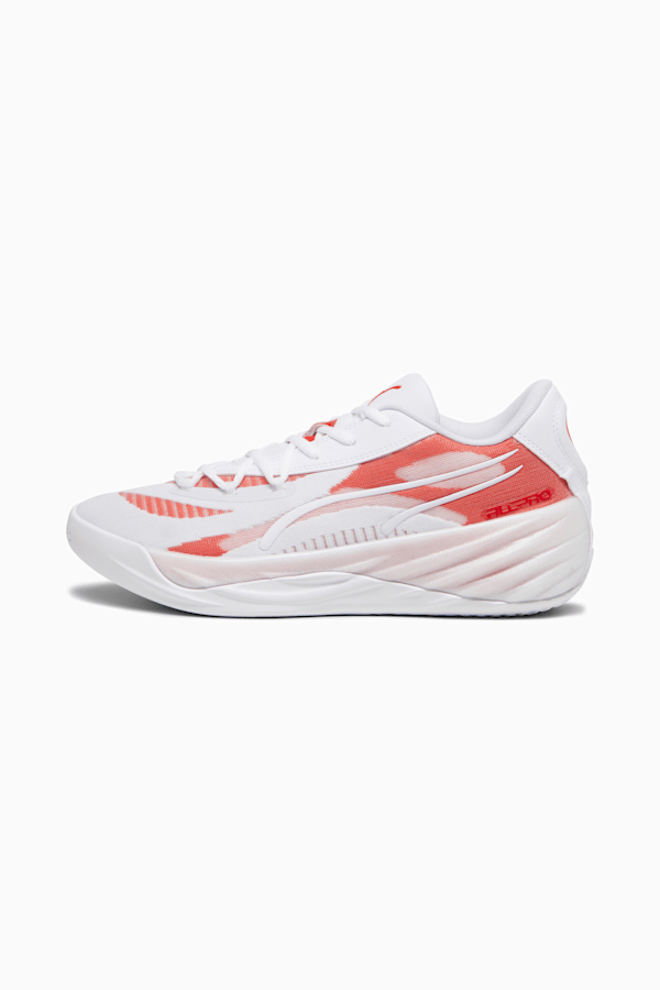 All-Pro NITRO™ Team Men's Basketball Shoes, PUMA White-For All Time Red, extralarge