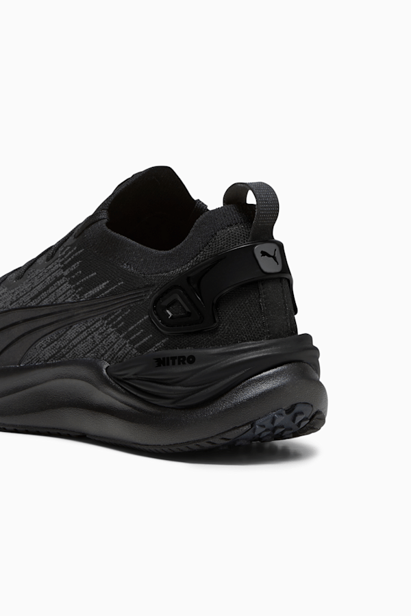 Puma gray top running shoes