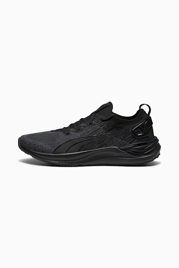 Puma black clearance sports shoes