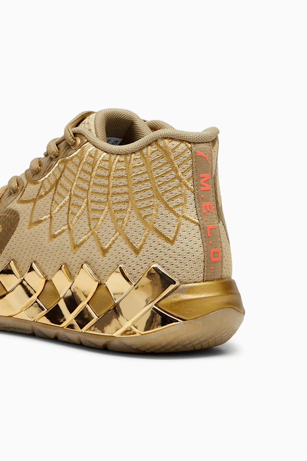 Golden basketball hotsell shoes