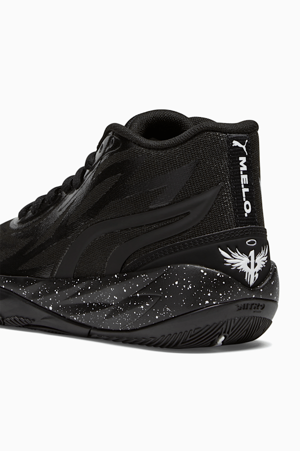 Black puma basketball shoes online