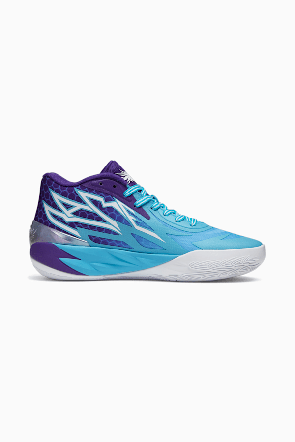 MB.02 Fade Basketball Shoes, Team Violet-PUMA White, extralarge-GBR