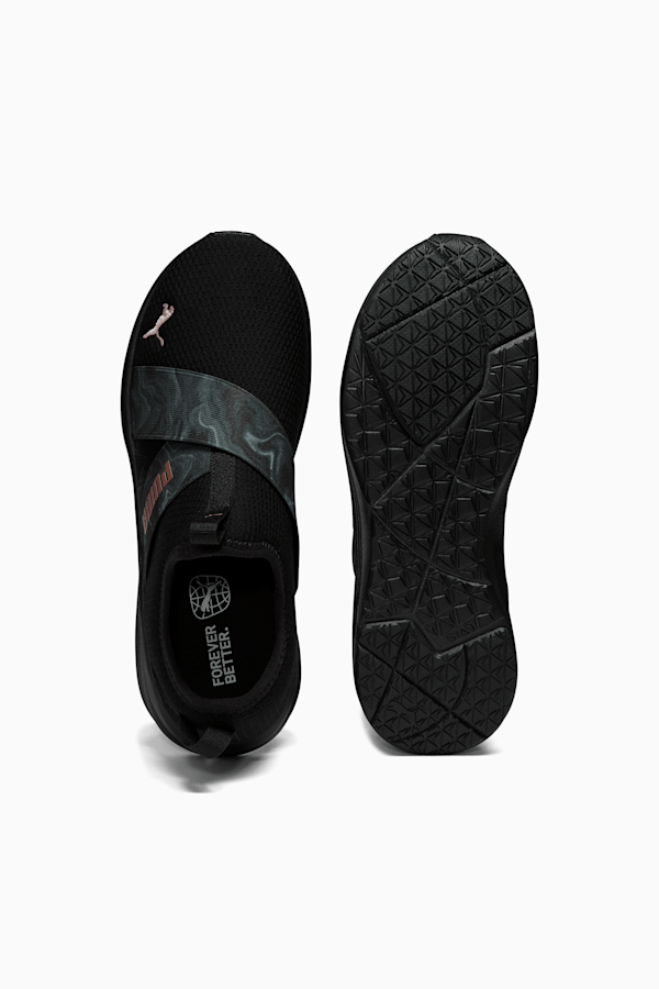 Better Foam Prowl Slip On Women's Running Sneakers, PUMA Black-Rose Gold, extralarge