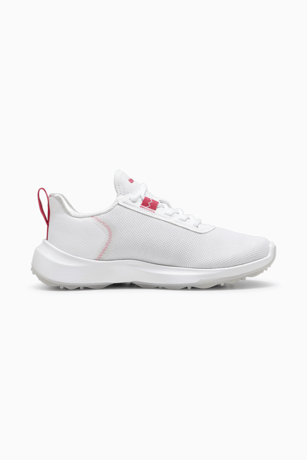 Fusion Crush Sport Golf Shoes Youth, PUMA White-Garnet Rose, extralarge-GBR