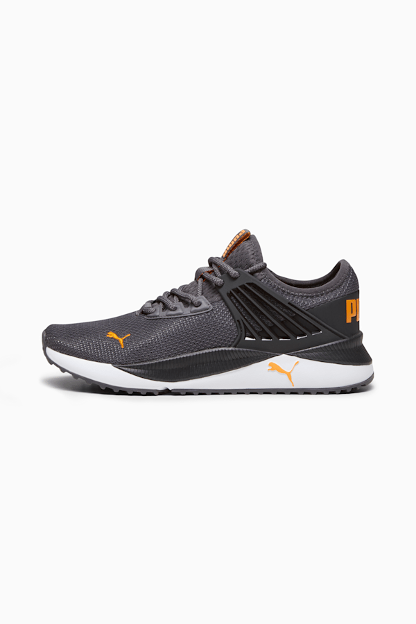 Pacer Future Men's Sneakers, Dark Coal-PUMA Black-Pumpkin Pie, extralarge