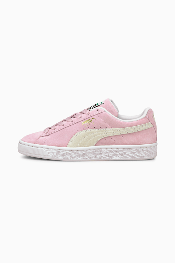 Chaussures Suede Classic XXI Jeune, Pink Lady-Puma White, extralarge