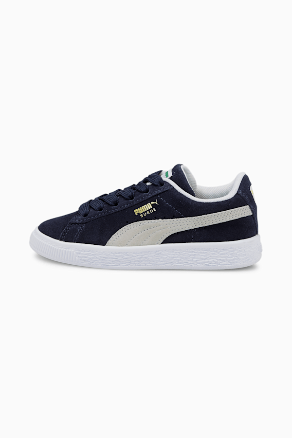 Suede Classic XXI Kids' Trainers, Peacoat-Puma White, extralarge