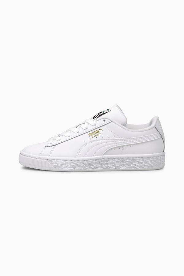 Chaussures Basket Classic XXI Jeune, Puma White-Puma White, extralarge