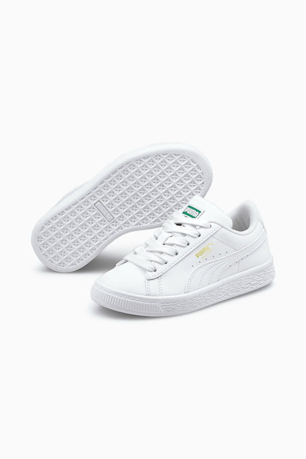 Chaussures Basket Classic XXI Enfant, Puma White-Puma White, extralarge