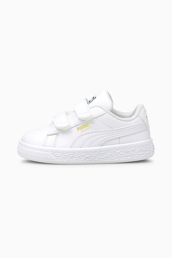 Chaussures Basket Classic XXI Nouveau-né, Puma White-Puma White, extralarge