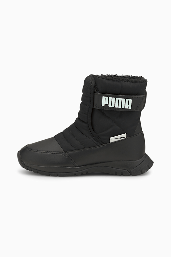 Nieve Winter Kids' Boots, Puma Black-Puma White, extralarge