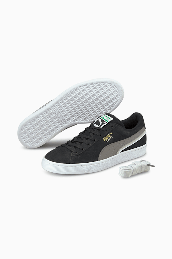 Puma suede triple white deals